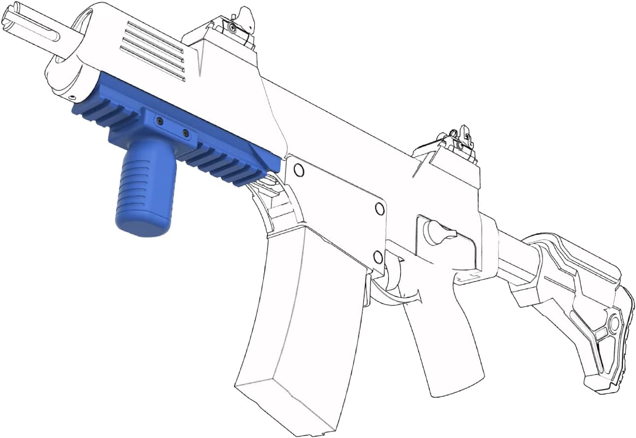 Vertical Grip & Front Mount for SplatRBall SRB400, SRB400-SUB