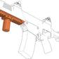 Vertical Grip & Front Mount for SplatRBall SRB400, SRB400-SUB